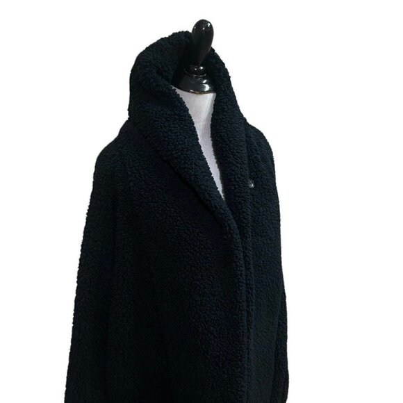 BumbleBella by Jill Martin Women's Size XXS Shawl Sherpa Cardigan Fits HUGE - Picture 3 of 10